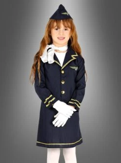 Stewardess Kinderkostüm -Halloween Kostümladen flugbegleiterin maedchenkostuem a27a3699a2 2