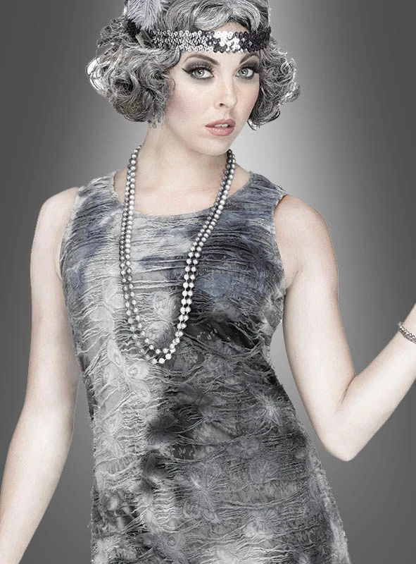 Geisterfrau Charleston Kostüm 4 Geisterfrau Charleston Kostüm – Bild 2