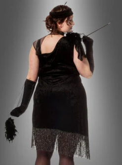 XXL Diva 20er Jahre Fransenkleid -Halloween Kostümladen karnevalskostuem xxl charleston flapperkleid 0262f1f614 3