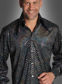 Pailletten Hemd Schwarz Oder Weiß -Halloween Kostümladen maenner outfit mit pailletten 4428196020 3