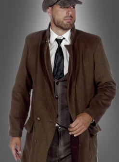 Brauner Luxus Herrenmantel 20er Jahre -Halloween Kostümladen mantel trenchcoat maennerkostuem 20er e33a03c2d6 2