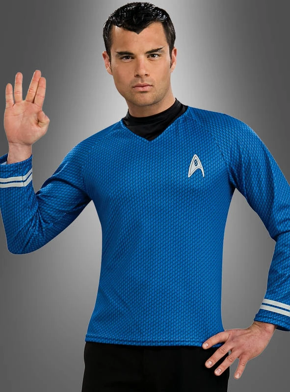 Star Trek Shirt Spock Blau 4 Star Trek Shirt Spock Blau – Bild 2