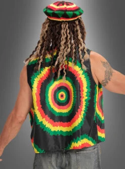 Reggae Weste Unisex -Halloween Kostümladen rastafari weste dreadlocks 45c65befea 4