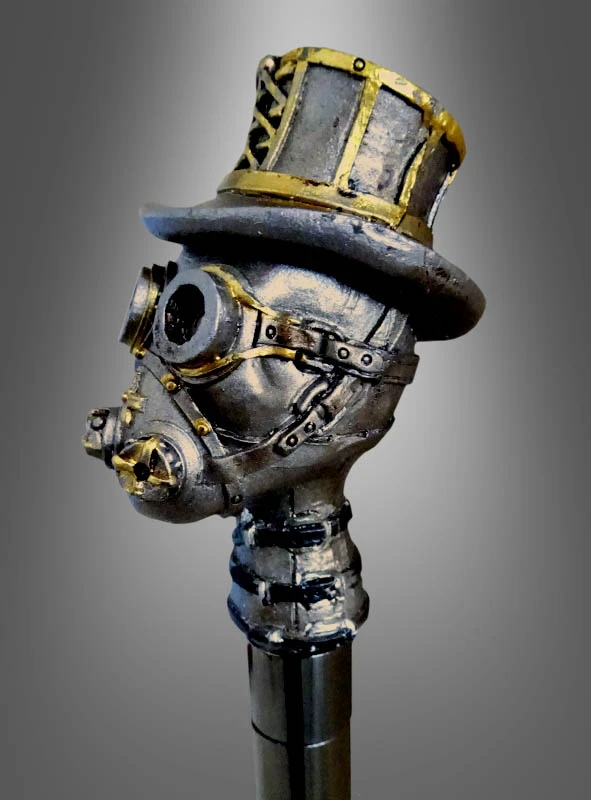Deluxe Gehstock Steampunk 4 Deluxe Gehstock Steampunk – Bild 2