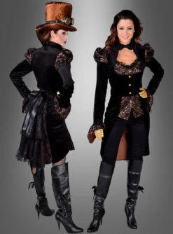 Steampunk Jacke Lady Herriet -Halloween Kostümladen steampunkkostuem damen jacke 671452b1d6 4