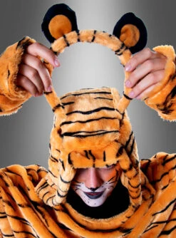 Tiger Poncho Aus Hochwertigem Plüsch S-XXXL 7 Tiger Poncho Aus Hochwertigem Plüsch S-XXXL -Halloween Kostümladen tigerkostuem karneval poncho unisex 13cb052798 3